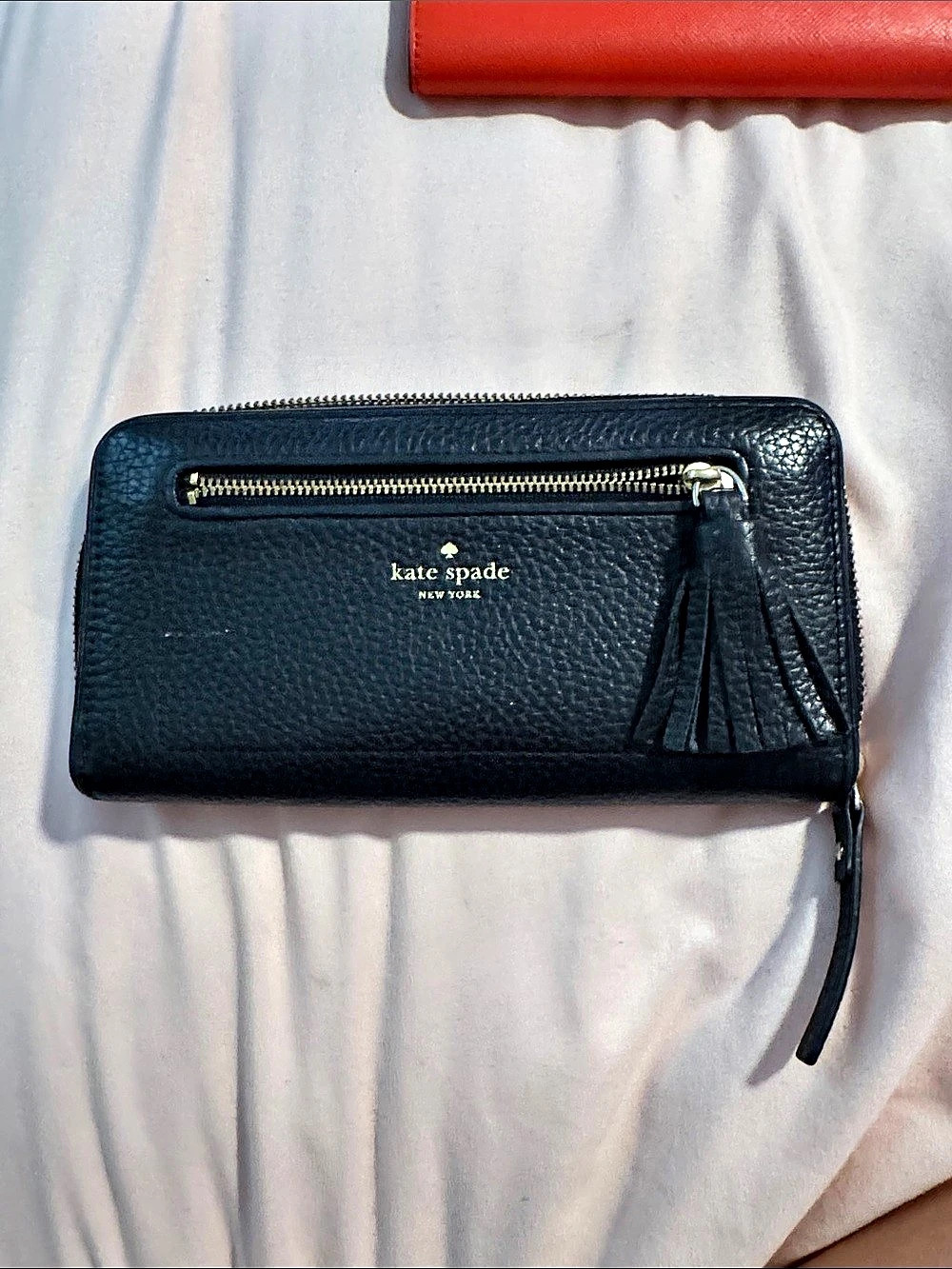 Kate Spade Chester Street Neda Black Zip-Around Wallet